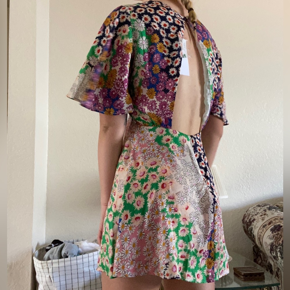Topshop Floral Dress